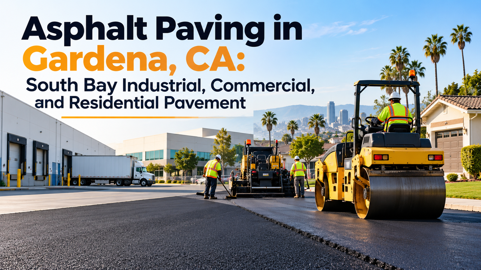 Asphalt Paving in Gardena, CA: South Bay Industrial, Commercial, and Residential Pavement